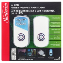 16 LED POWER FAILURE / NIGHT LIGHT, 120V - LED - Night ...